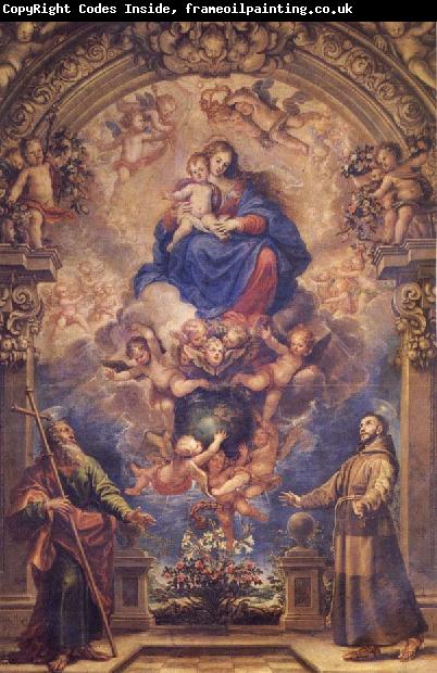 Francisco Rizi Virgin and Child with Sts.Philip and Francis